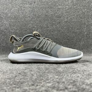 PUMA Ignite NXT Mens Size 9.5 Gray Spikeless Lace Up Golf Shoes Used